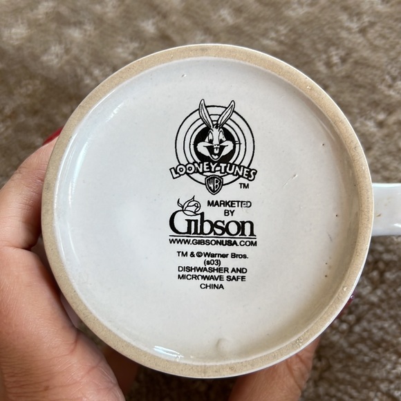 Warner Brothers Looney Tunes Tasmanian Devil 2003 Gibson Mug EUC - Picture 4 of 4